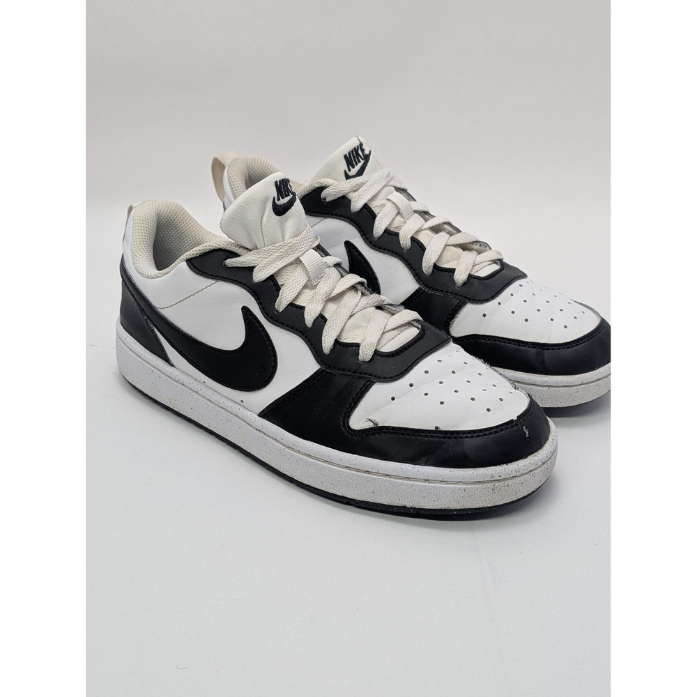 Nike Court Borough Low Recraft Big Kids Shoes Black White DV5456-131 7Y